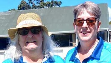 Junior Womens Singles 2023-24 Winner Michael Macdonald (right hand side) and R/Up Nancy McPherson